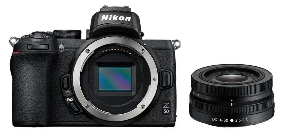 Nikon Fotoaparat Z50 II + 16-50mm f/3.5-6.3 VR DX , Crni