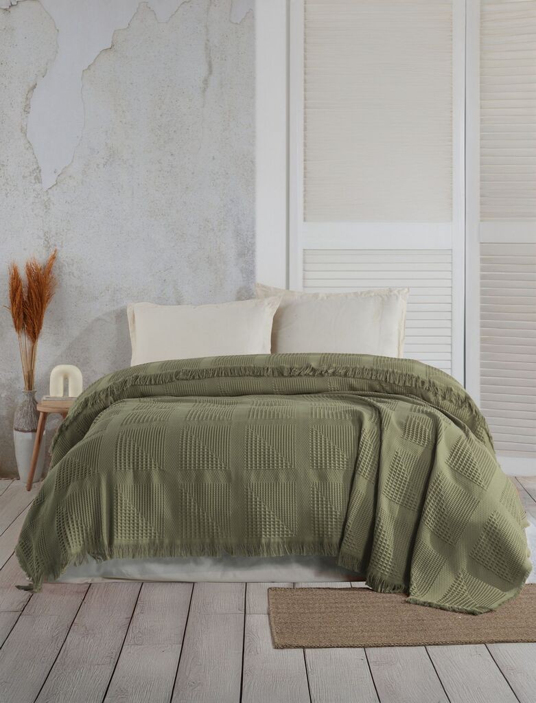 L'essentiel Maison Prekrivač za krevet Sirius, 220x240 cm, Maslinasti