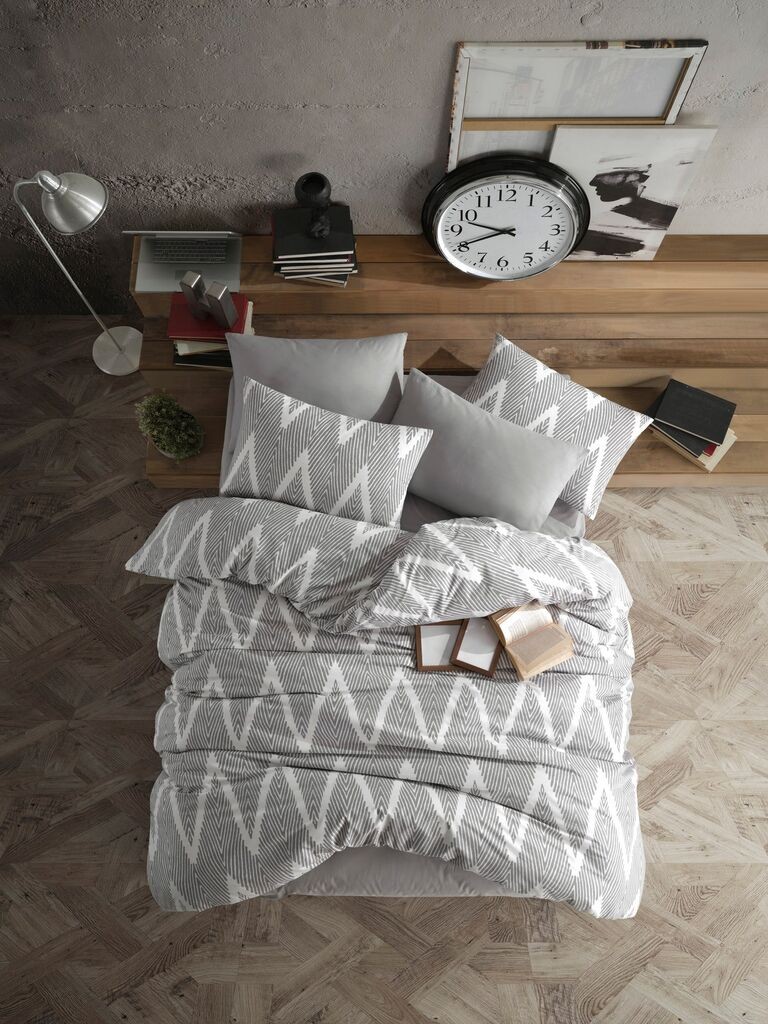 L'essentiel Maison Komplet Posteljine Olivia, 200x220 cm, Sivi