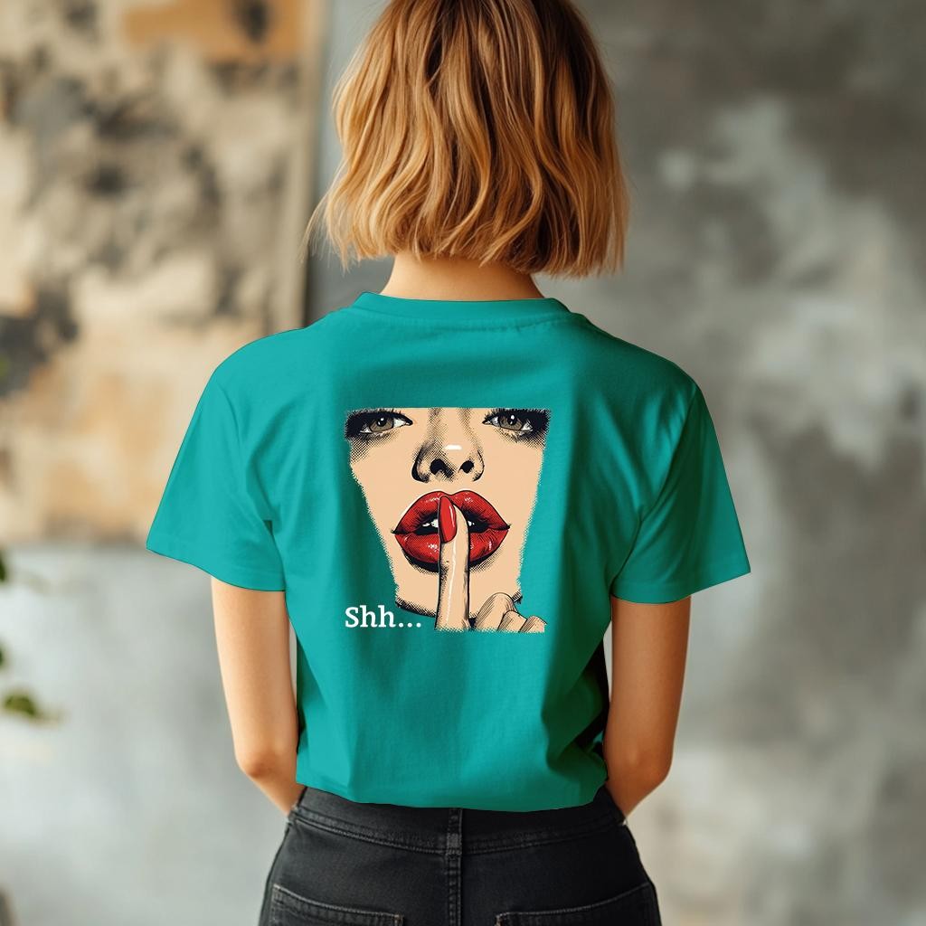 Camiseta Majica sa štampanim printom Cam 922, Ženska, Tirkizna