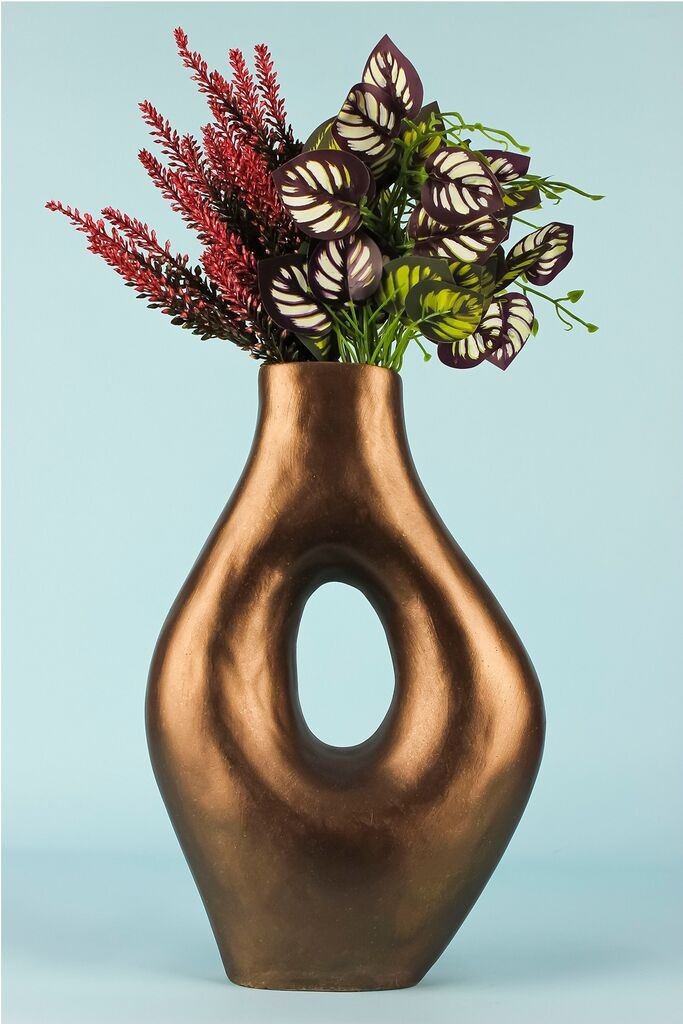 Aberto Design Dekorativna vaza BK003, Braon