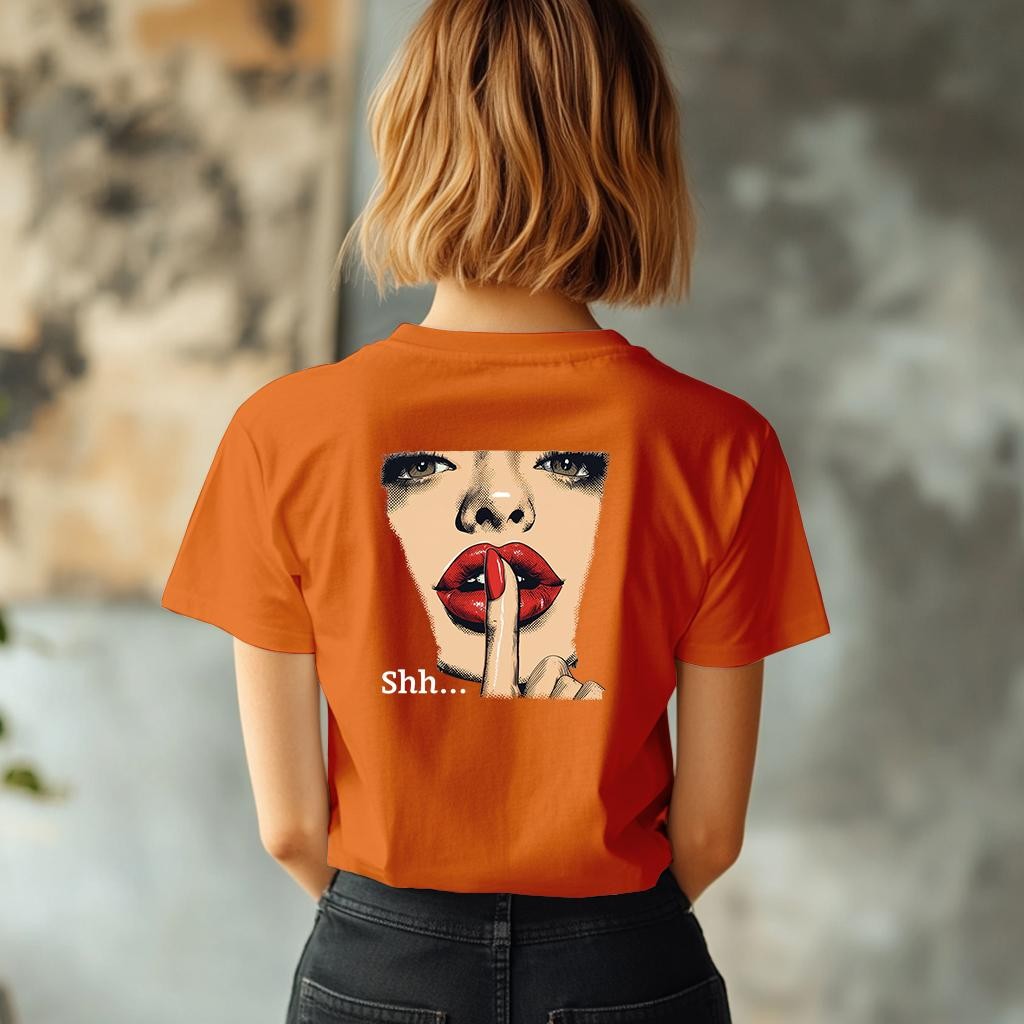 Camiseta Majica sa štampanim printom Cam 922, Ženska, Narandžasta