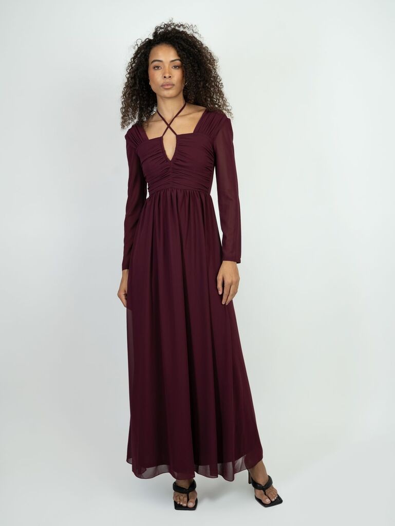 TFNC Ženska haljina Nolia, Bordo