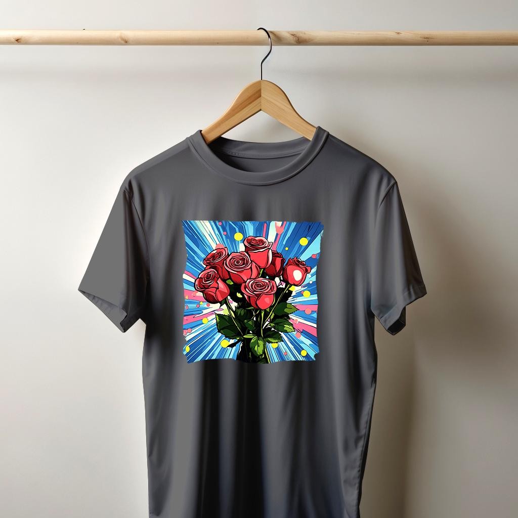 Camiseta Majica sa štampanim printom Cam 945, Ženska, Tamnosiva