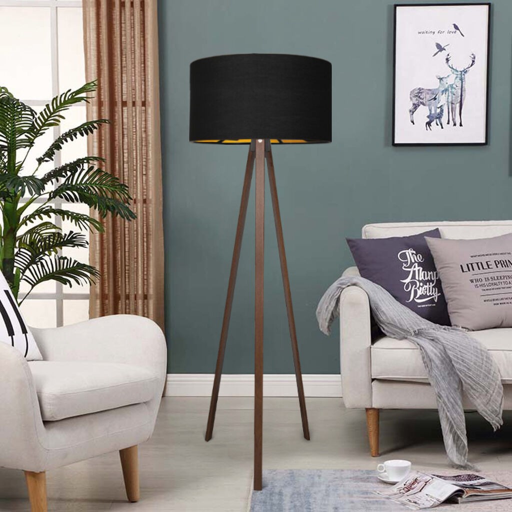 Opviq Podna lampa AYD-3059, Crna