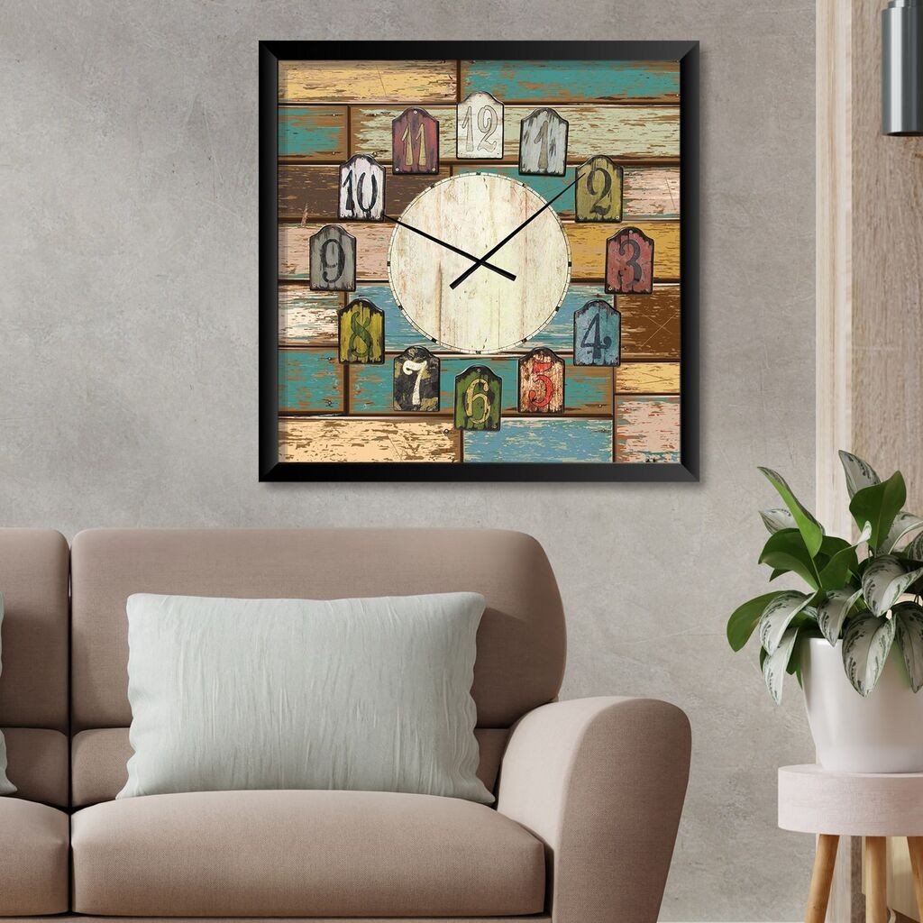 Wallity Dekorativni zidni sat STMDF11, 45x45 cm