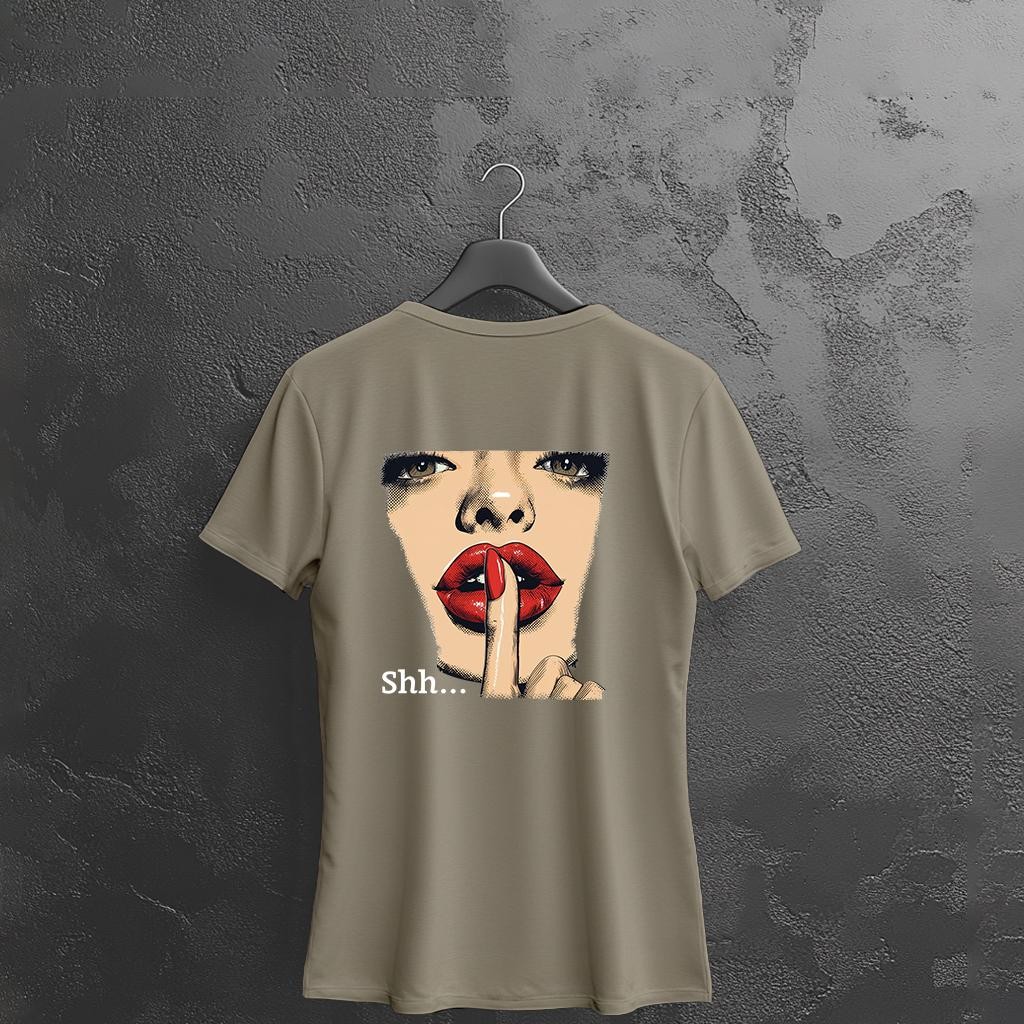 Camiseta Majica sa štampanim printom Cam 922, Ženska, Kaki