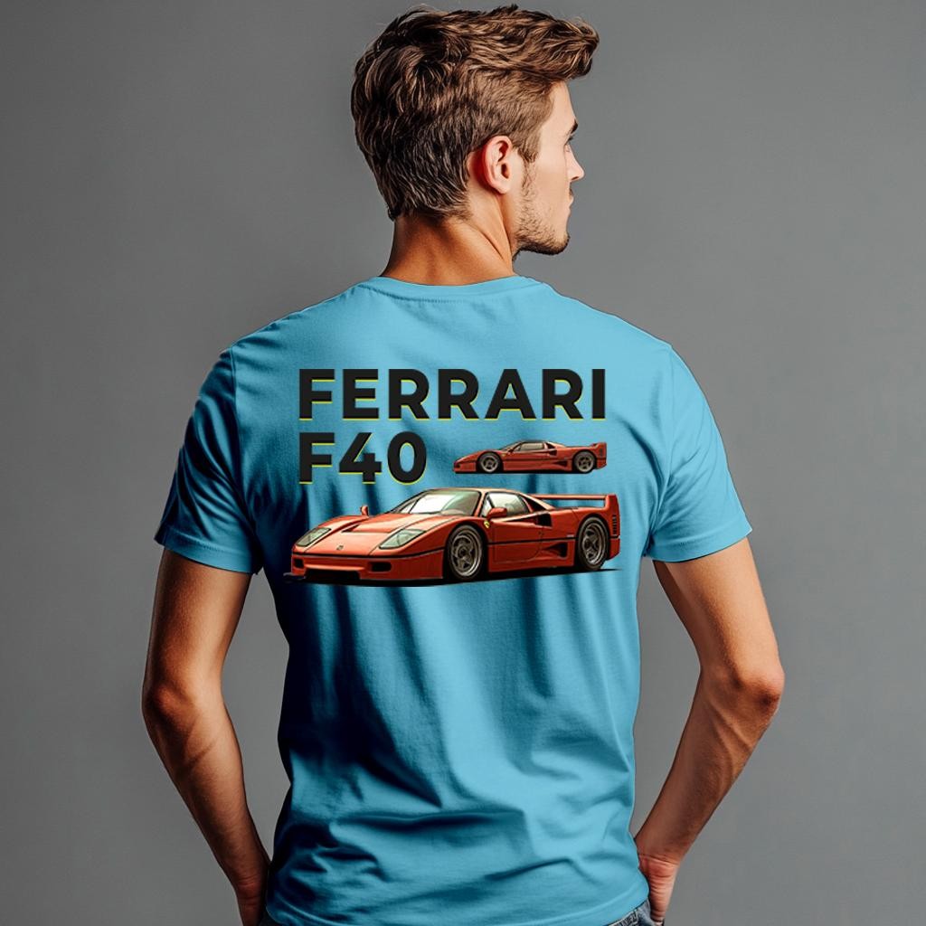 Camiseta Majica sa štampanim printom Cam 913, Muška, Akvamarin