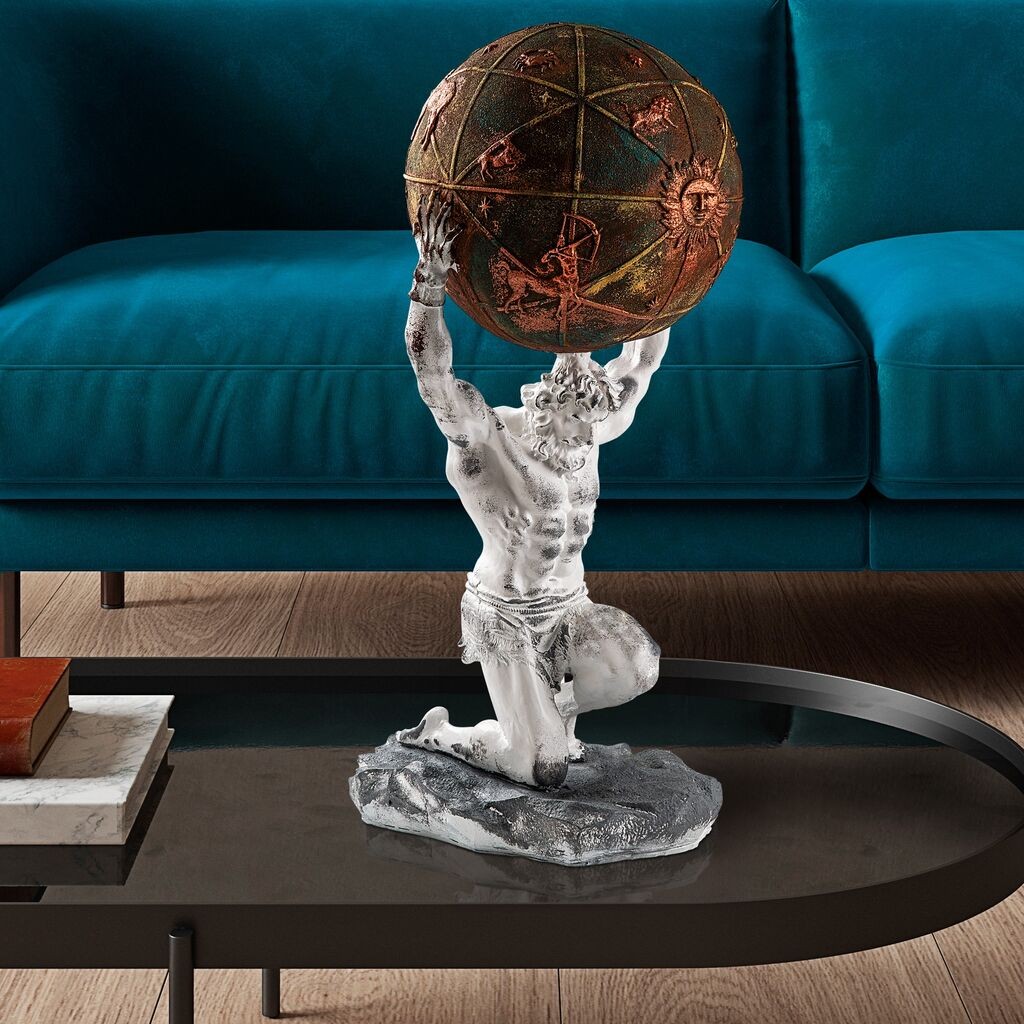 Aberto Design Dekorativna figura Atlas, Bela
