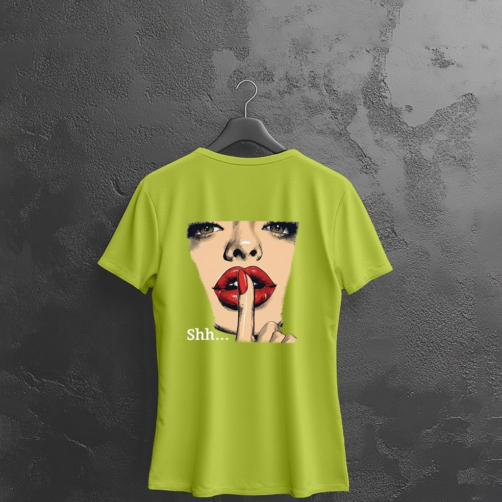 Camiseta Majica sa štampanim printom Cam 922, Ženska, Limeta