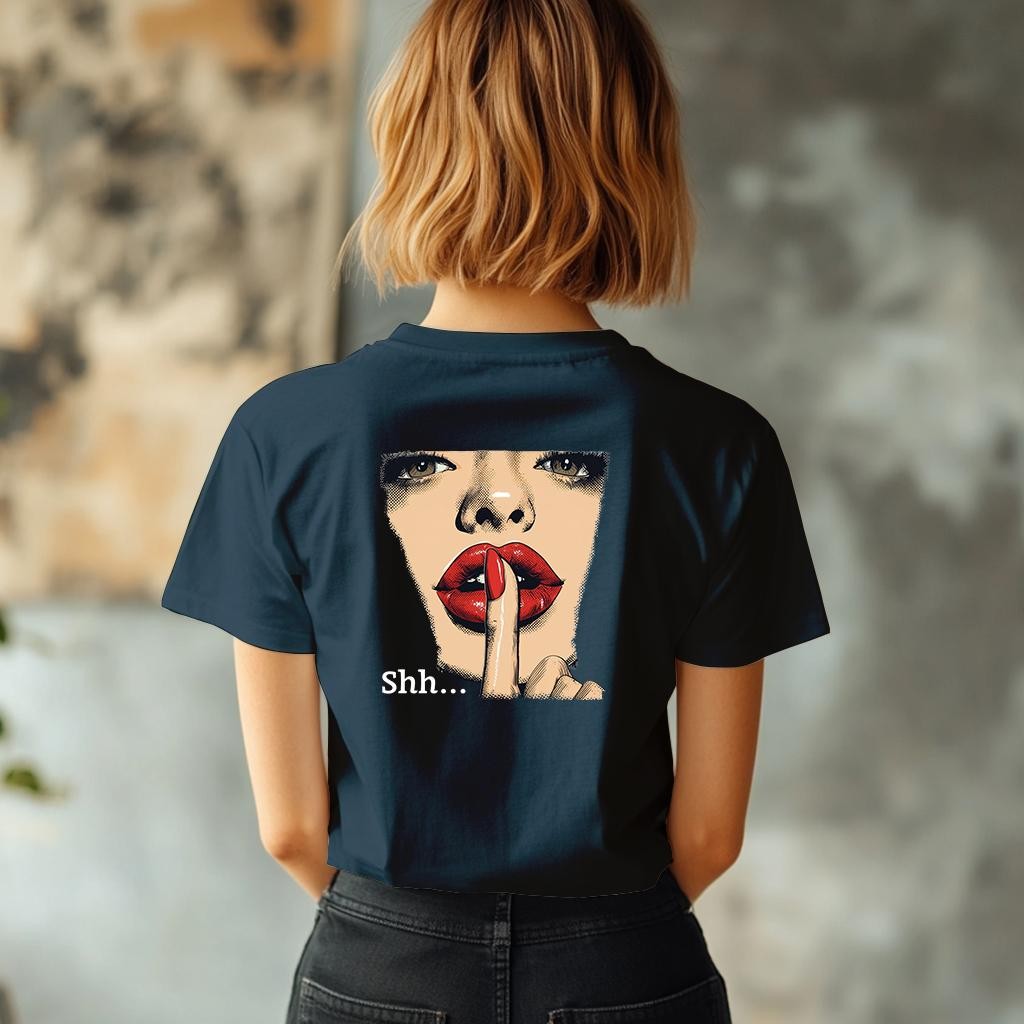 Camiseta Majica sa štampanim printom Cam 922, Ženska, Tamnoplava
