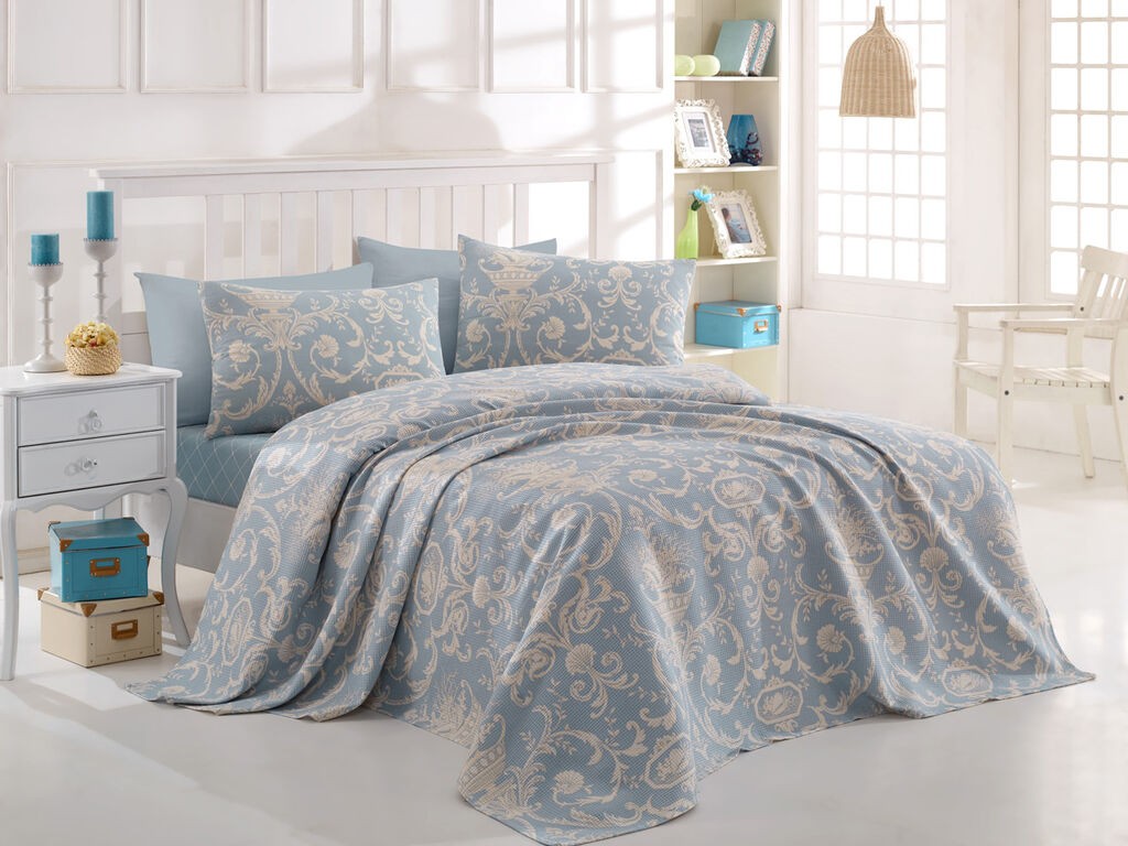 L'essentiel Maison Set posteljina Tuval, 160x240 cm, Svetloplavi