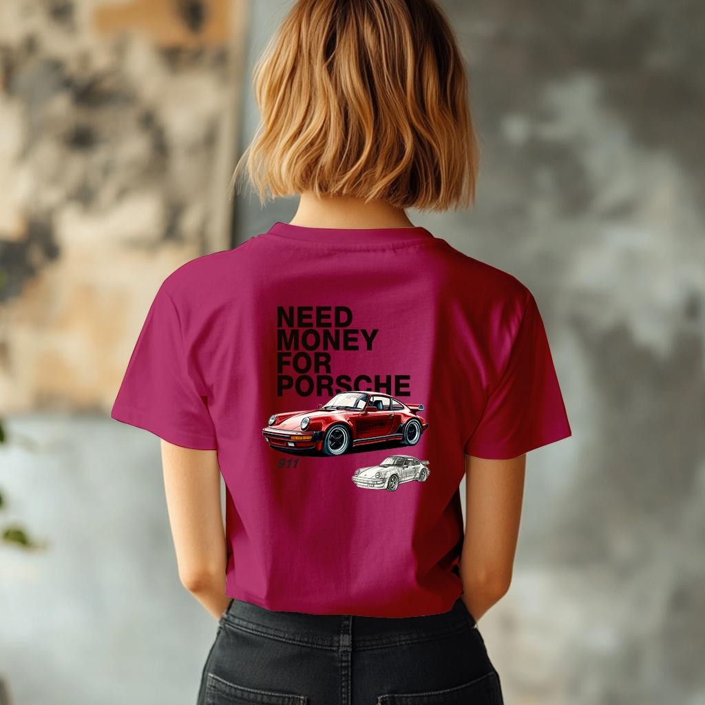 Camiseta Majica sa štampanim printom Cam 911, Ženska, Ružičasta