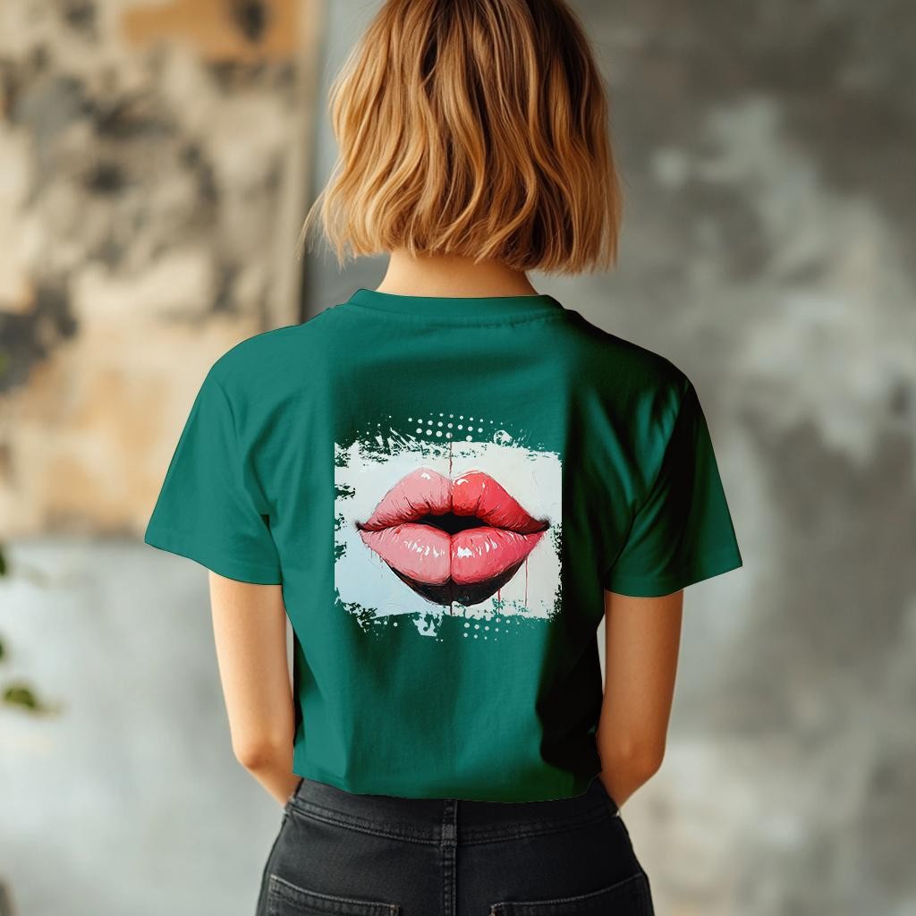 Camiseta Majica sa štampanim printom Cam 928, Ženska, Bambus