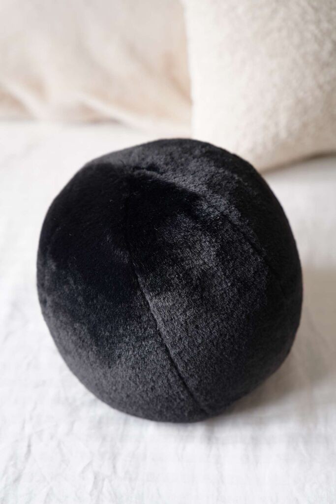 Aberto Design Ukrasni jastuk Pelus Top, 25x25x25 cm, Crni