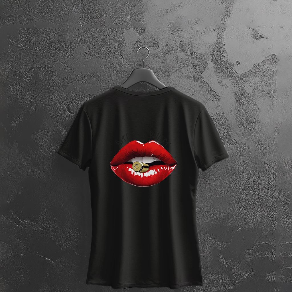 Camiseta Majica sa štampanim printom Cam 926, Ženska, Crna