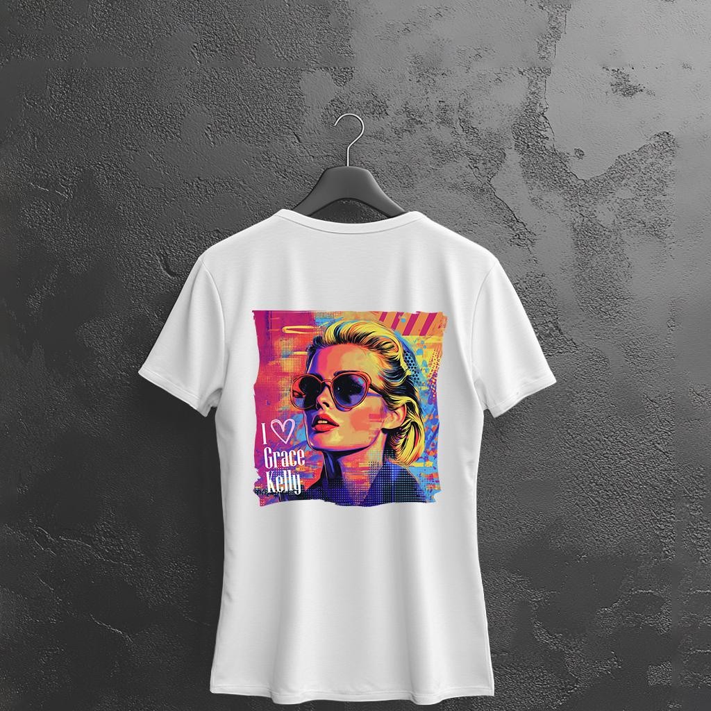 Camiseta Majica sa štampanim printom Cam 936, Ženska, Bela