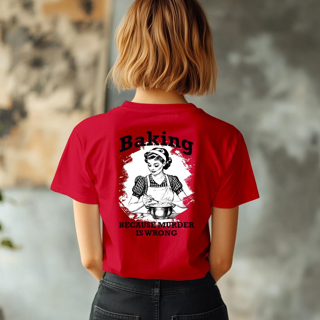 Camiseta Majica sa štampanim printom Cam 924, Ženska, Crvena