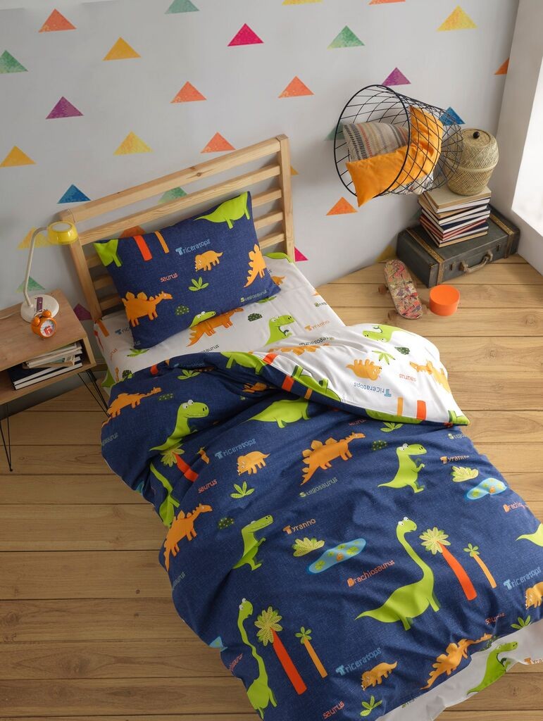 L'essentiel Maison Set posteljina Dinolar, 160x240 cm, Teget