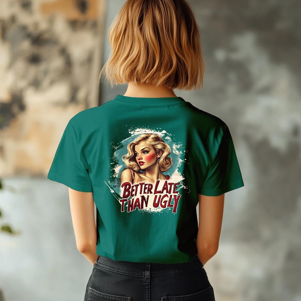 Camiseta Majica sa štampanim printom Cam 921, Ženska, Bambus