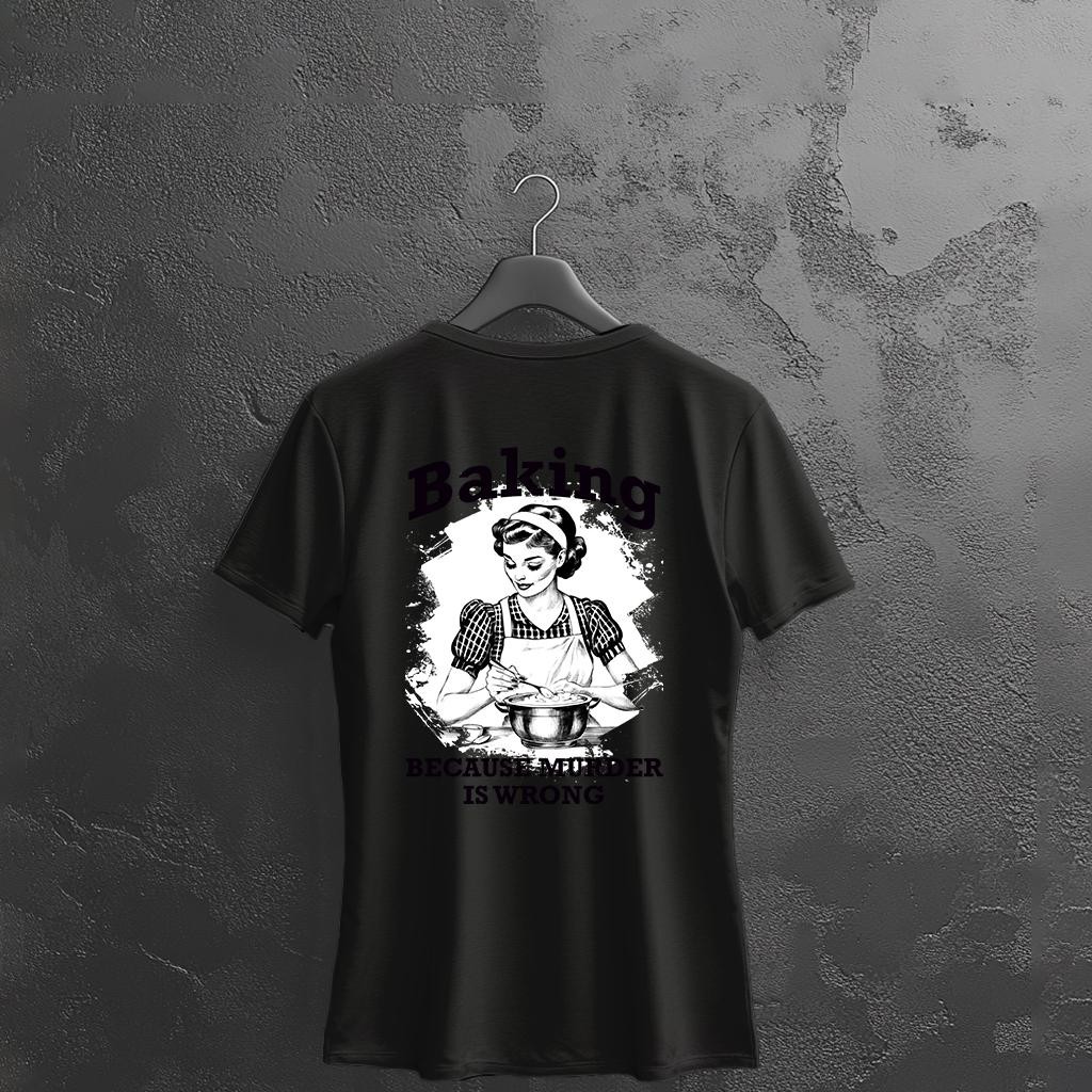 Camiseta Majica sa štampanim printom Cam 924, Ženska, Crna