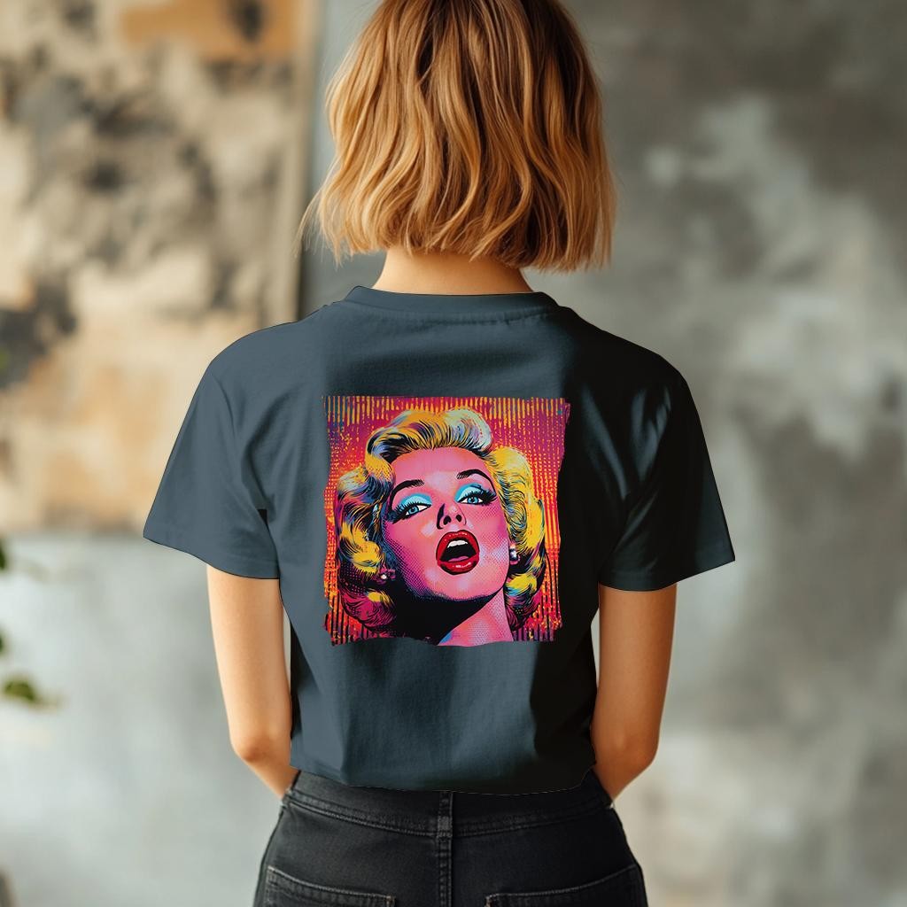 Camiseta Majica sa štampanim printom Cam 935, Ženska, Siva