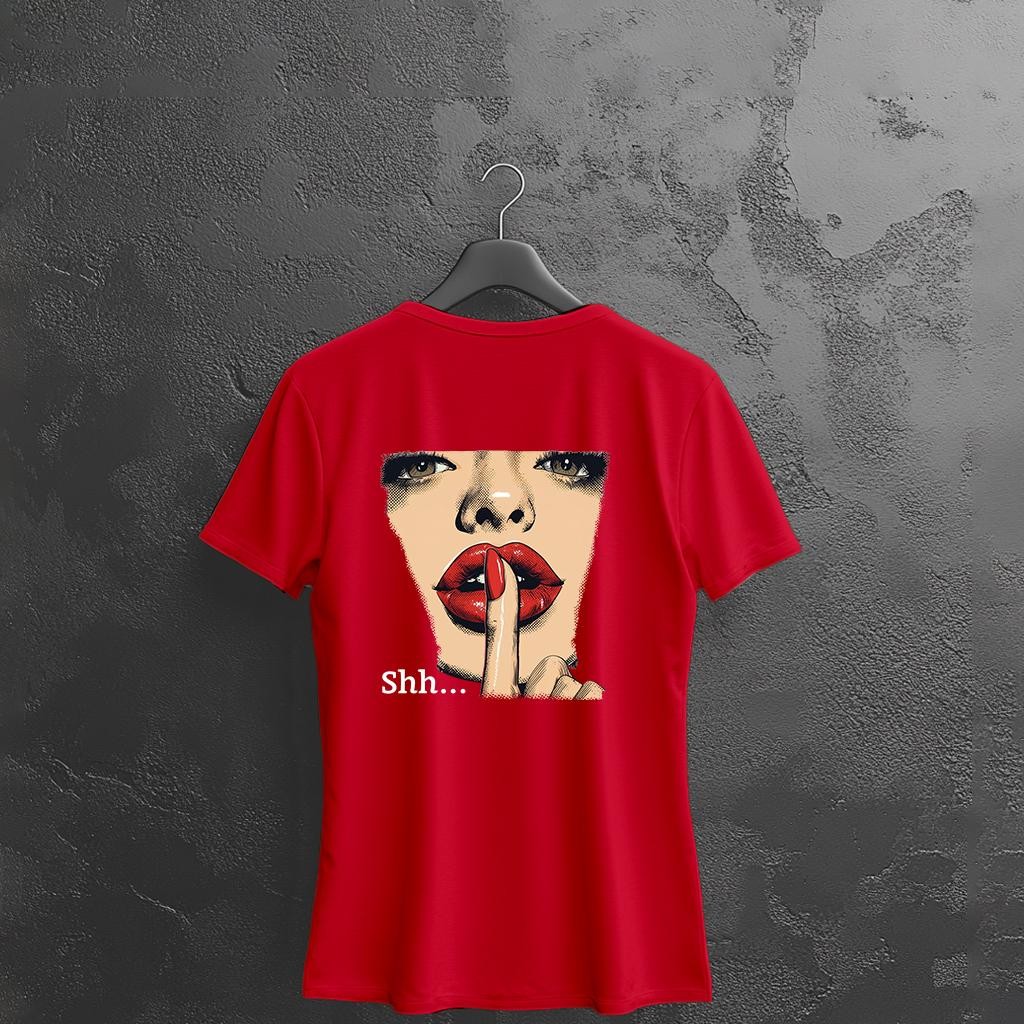 Camiseta Majica sa štampanim printom Cam 922, Ženska, Crvena