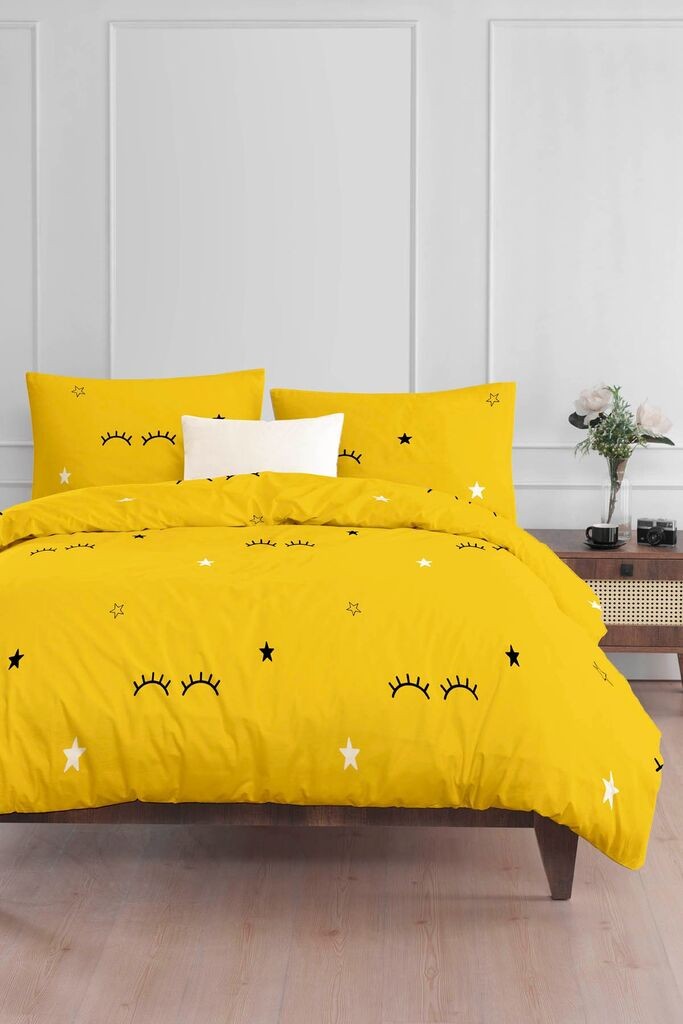 L'essentiel Maison Set posteljina Dide, 140x200 cm, Žuti