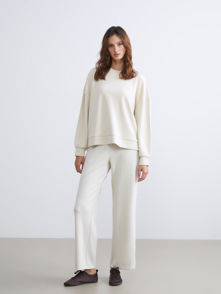 LC Waikiki Ženski donji deo trenerke W55853Z8-FYS, Sivi