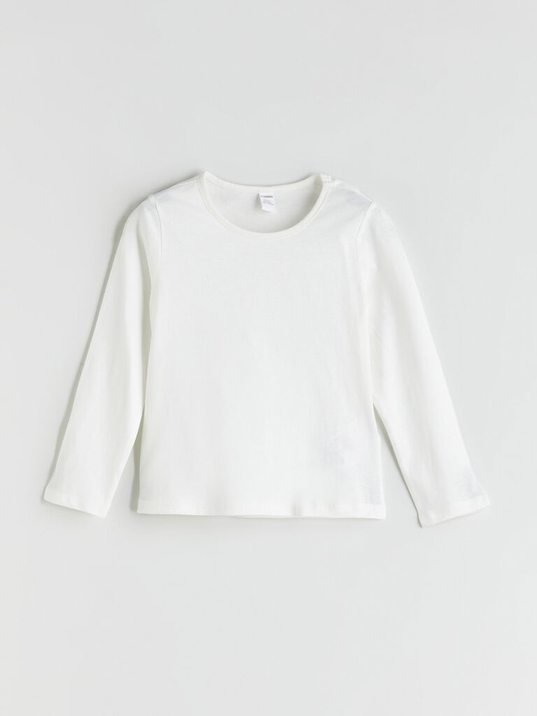 LC Waikiki Majica dugih rukava za devojčice W53021Z1-R9J, Bela