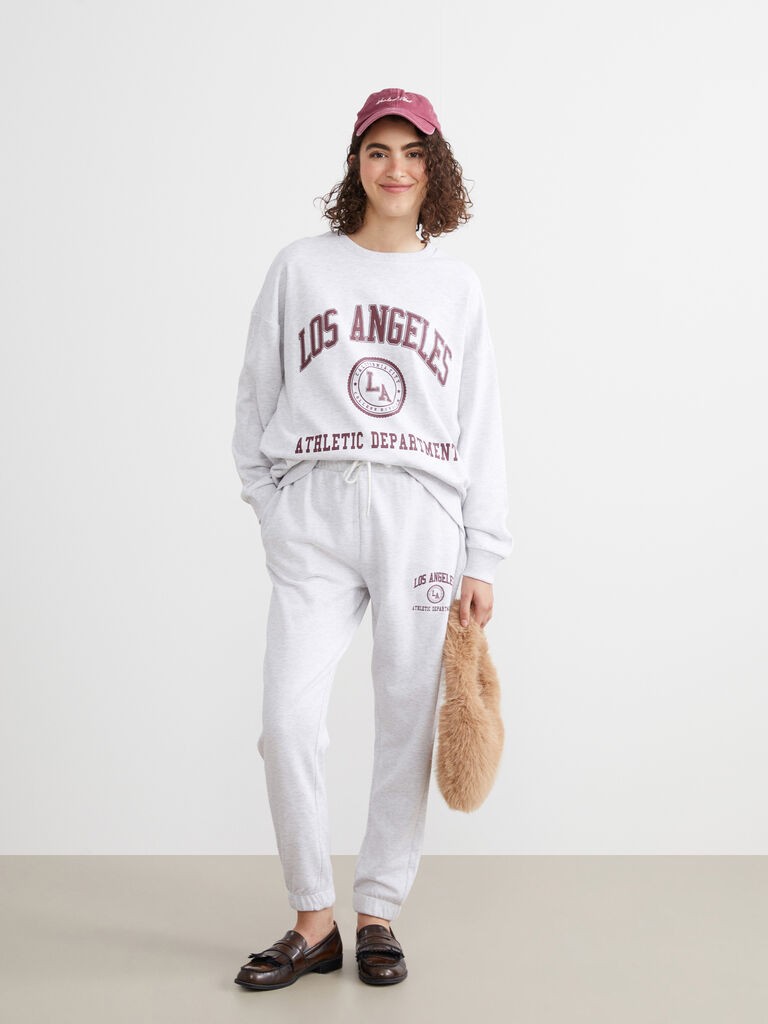 LC Waikiki Ženski donji deo trenerke W54730Z8-CY9, Sivi