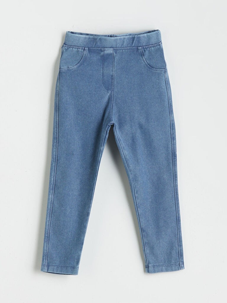 LC Waikiki Helanke za devojčice W53018Z1-507, Indigo