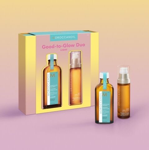 Moroccanoil Set za telo i kosu Good-to-Glow Light, 2 komada
