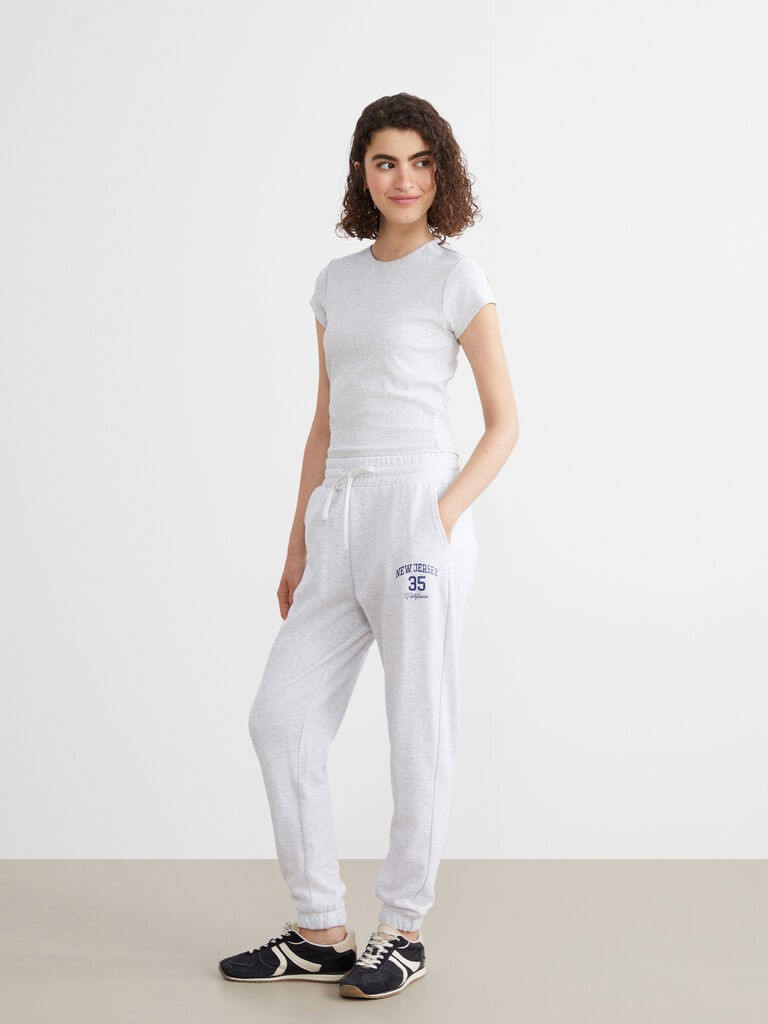 LC Waikiki Ženski donji deo trenerke W54573Z8-CY9, Sivi