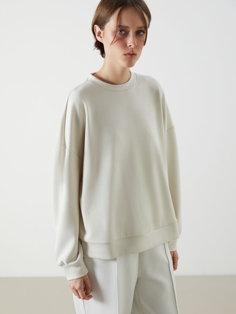 LC Waikiki Ženski duks W55739Z8-FYS, Sivi