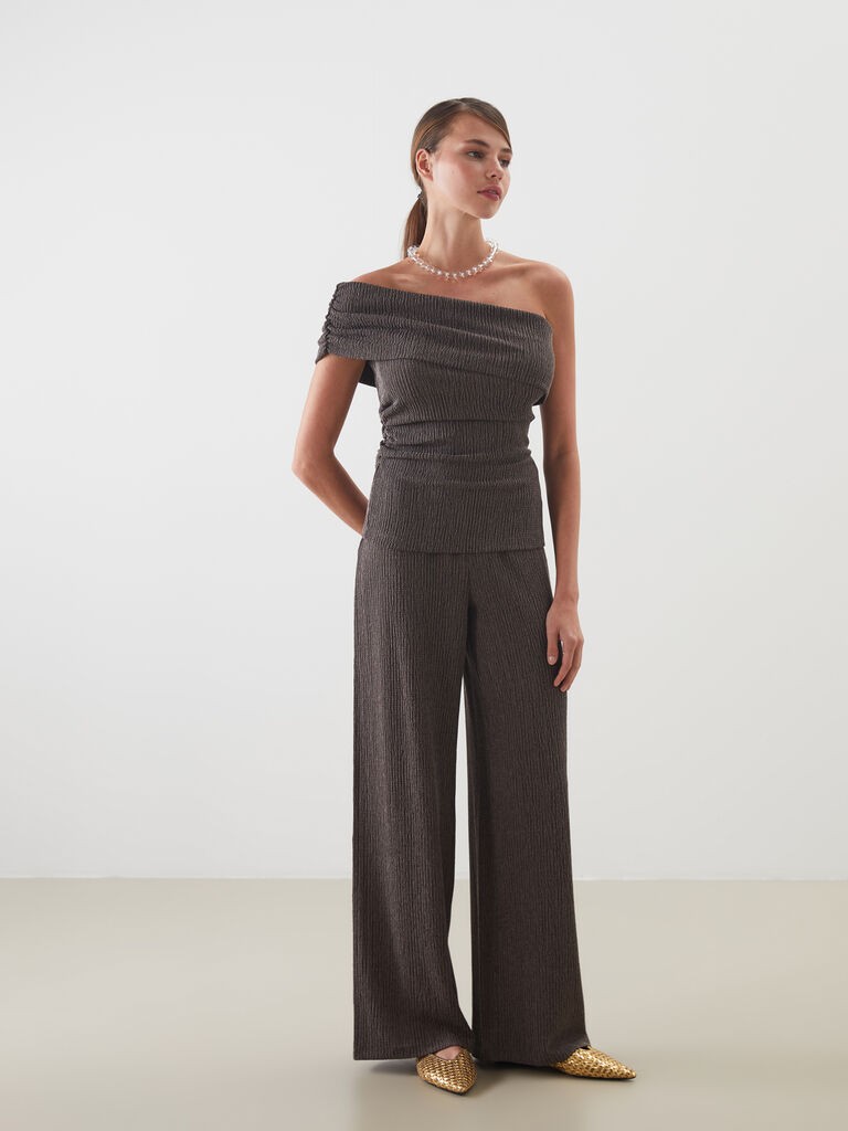 LC Waikiki Ženske pantalone W55098Z8-HDD, Braon