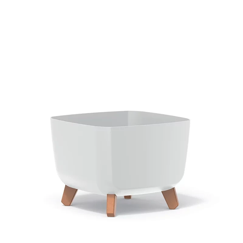 Gracia Dekorativna saksija Square QL300, Bela