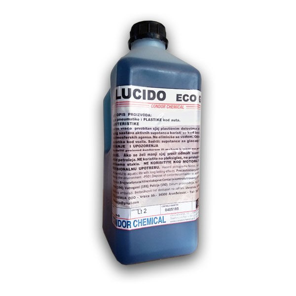 Condor Chemical Gel za održavanje plastike Lucido eco Lilla, 1 l