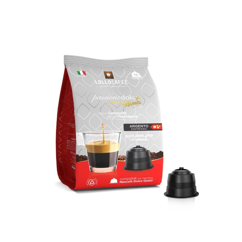 Lollo Caffe Kapsule za kafu Dolce Gusto Argento, 16 kapsula
