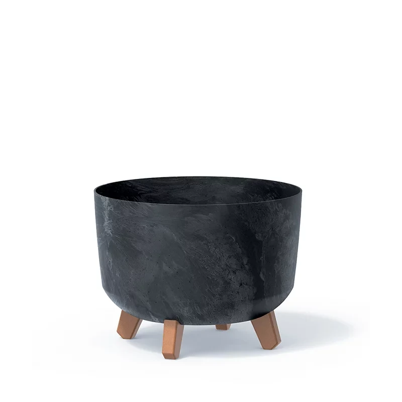 Gracia Dekorativna saksija Beton Effect L300E, Antracit