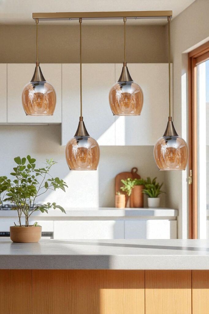 Opviq Luster 2616020, Zlatne boje