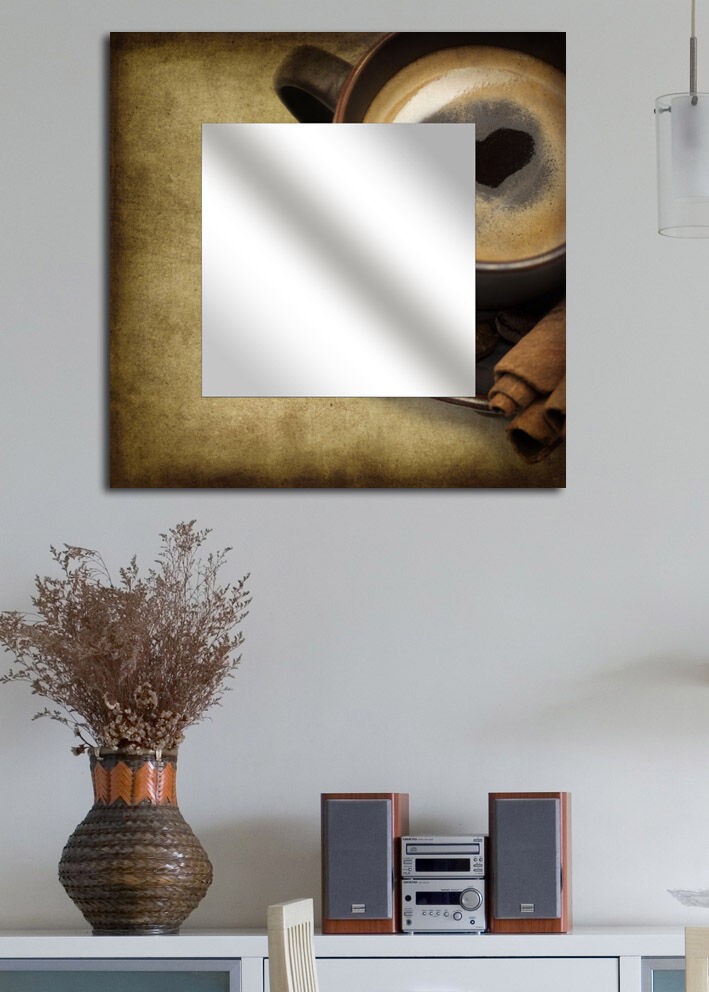 Wallity Ogledalo MA-37, 50x50 cm, Šareno