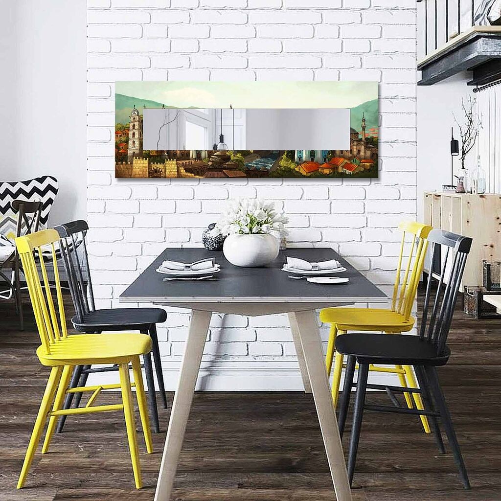 Wallity Ogledalo 40120YMA-48, 40x120 cm, Šareno