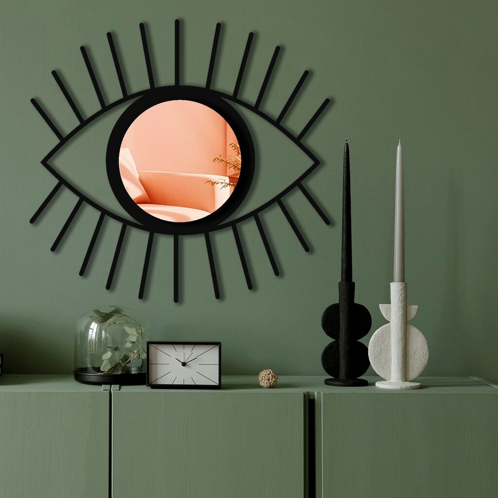 Wallity Ogledalo Ozgl523, 48x45 cm, Rose-gold