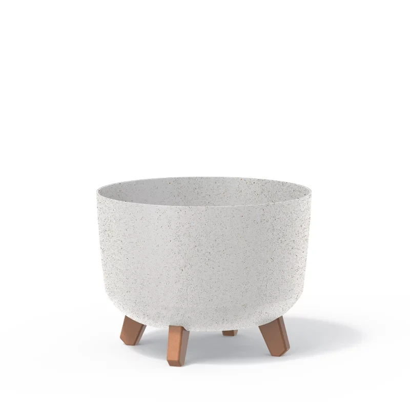 Gracia Dekorativna saksija Eco Wood L300W, Bela