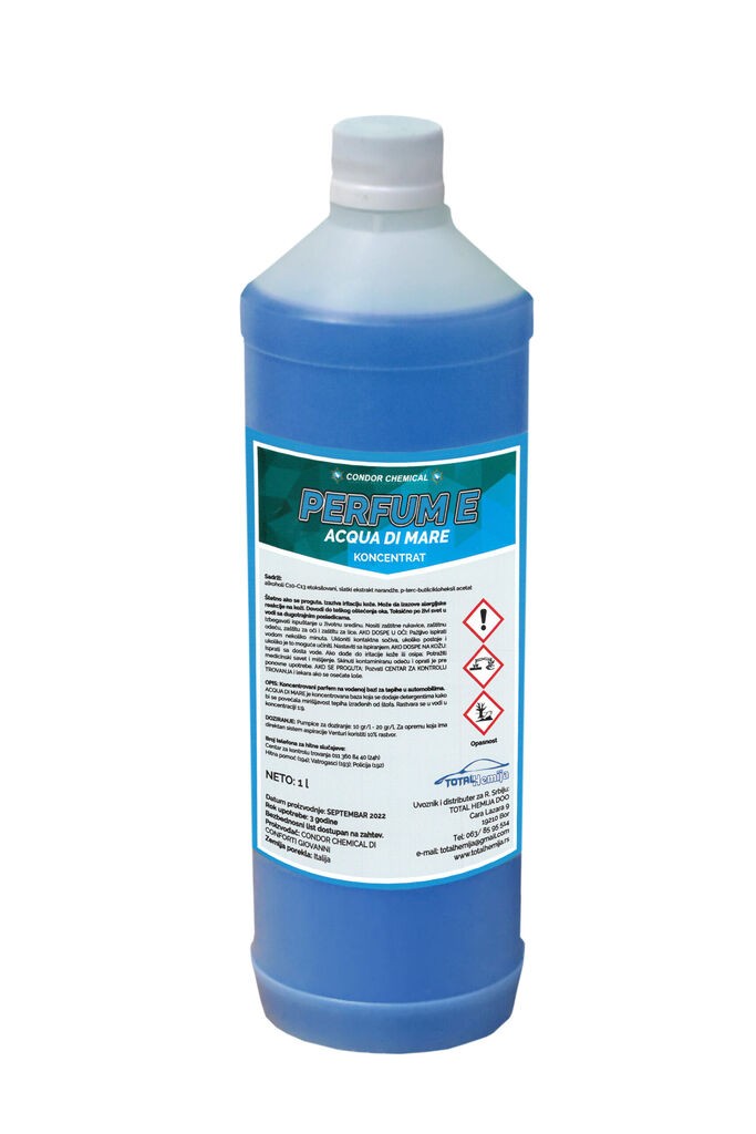 Condor Chemical Koncentrat parfema za automobil Acqua Di Mare, 1 l