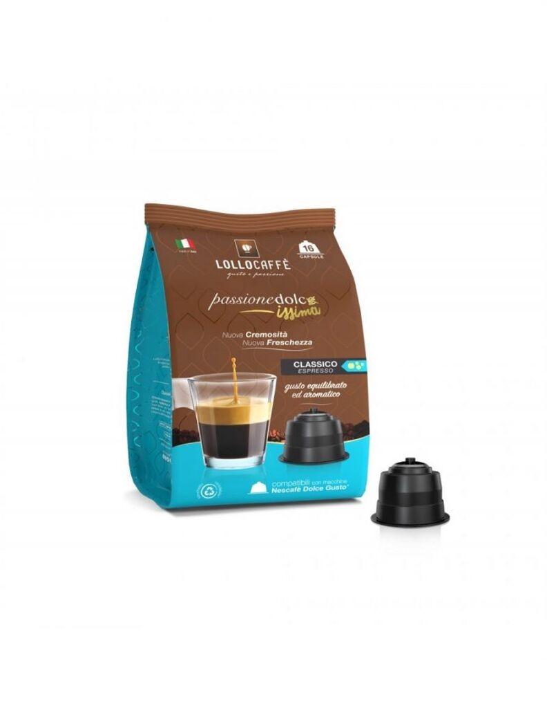 Lollo Caffe Kapsule za kafu Dolce Gusto Classico, 16 kapsula