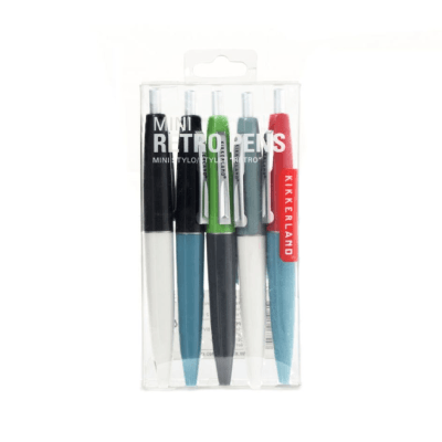 Klikermat Set hemijskih olovki Mini Retro, 5 komada