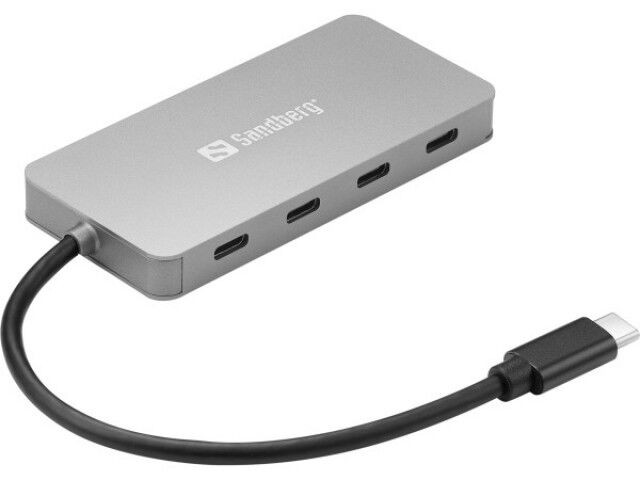 Sandberg USB Hub 136-41, 4 porta, USB C - USB C