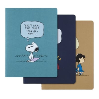 Agenda set Moleskine, Snoopy, Large, 3 komada